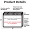 Signmission Welcome Visitors, Vinyl Decal, 5 in x 7 in OS-2PACK-NS-D-57-25588 - alternate 6
